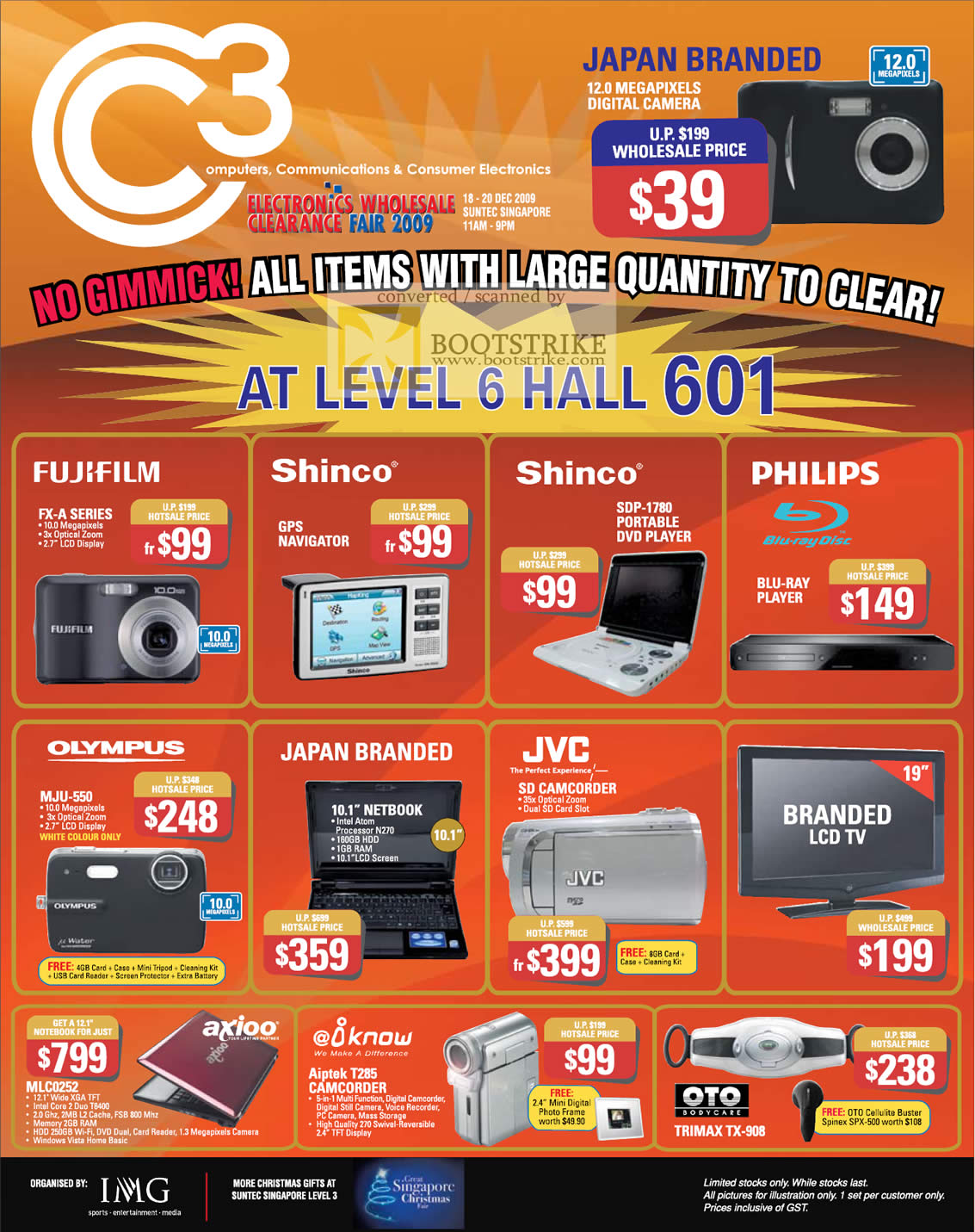 C3 2009 price list image brochure of C3 Clearance Sales Household Food Items GPS Digital Cameras Netbook Notebook LCD TV C3 2009 price list image brochure of C3 Clearance Sales Household Food Items GPS Digital Cameras Netbook Notebook LCD TV