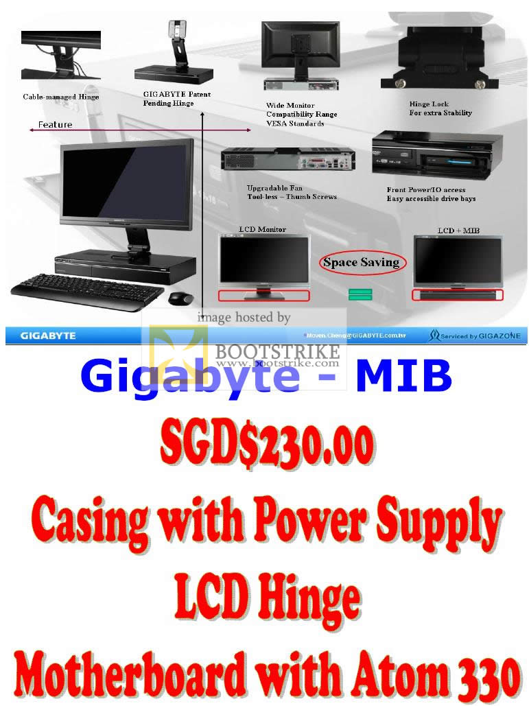 C3 2009 price list image brochure of Gigabyte MIB Monitor Integrated Box Casing Power Supply LCD Hinge C3 2009 price list image brochure of Gigabyte MIB Monitor Integrated Box Casing Power Supply LCD Hinge
