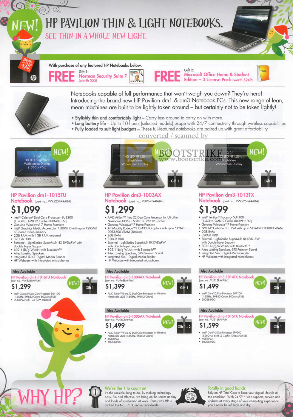 C3 2009 price list image brochure of HP Pavilion Notebooks DM1 1015TU DM3 1003AX 1013TX DM3 C3 2009 price list image brochure of HP Pavilion Notebooks DM1 1015TU DM3 1003AX 1013TX DM3