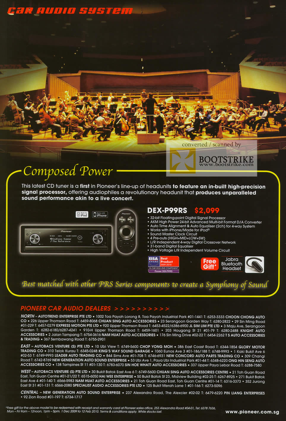 C3 2009 price list image brochure of Pioneer Composed Power CD Tuner DEX P99RS C3 2009 price list image brochure of Pioneer Composed Power CD Tuner DEX P99RS