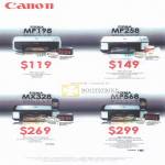 Inkjet Printers Pixma MP198 MP258 MX328 MP568
