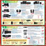 Speakers Inspire S2 Gigaworks T20 T40 T3 Cameras Vado HD Live Optia