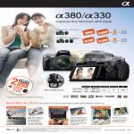 Alpha DSLR Digital Cameras A380 A330