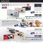 Cybershot Digital Cameras DSC WX1 W270