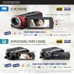 Handycam Camcorder HDR CX100E XR200E XR100E