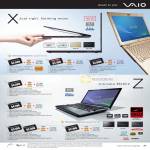 Vaio Notebooks X Z Series VPC VGN
