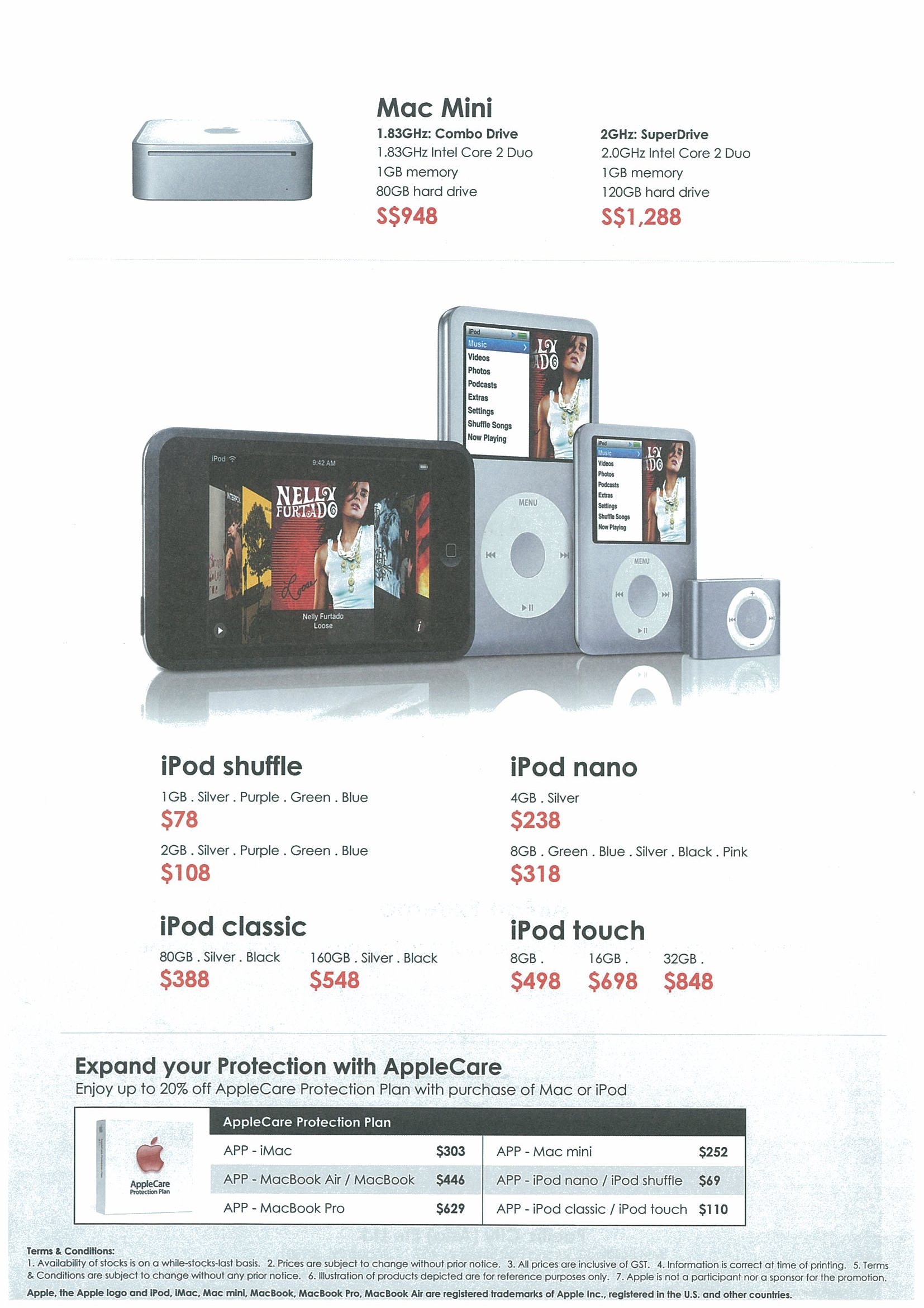 Comex 2008 price list image brochure of Apple Pacific City Page 3