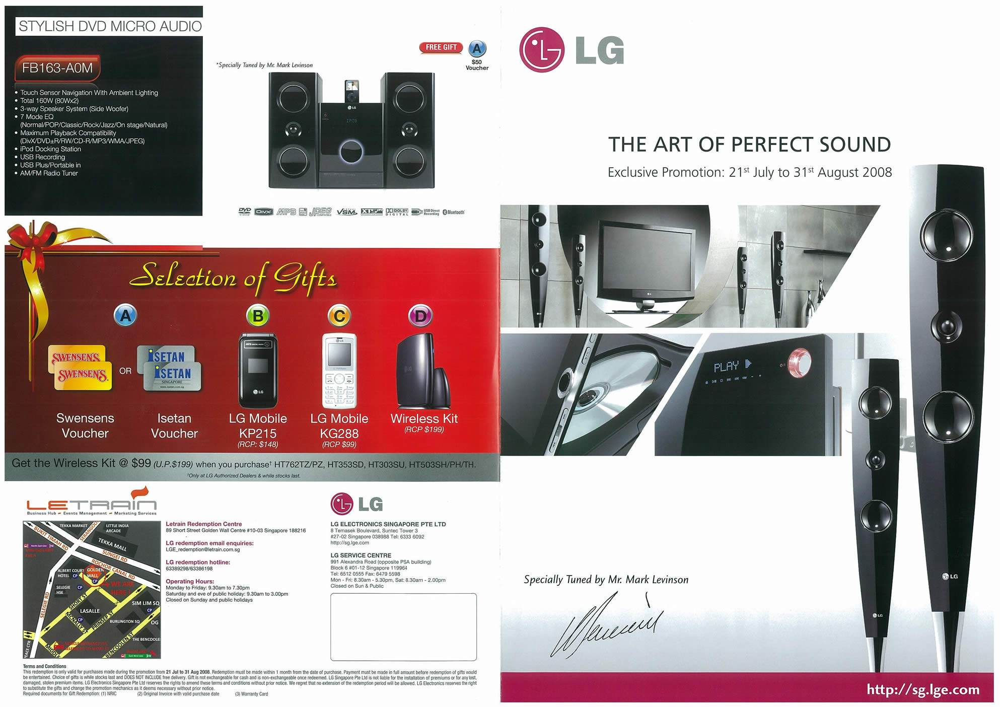 Comex 2008 price list image brochure of LG Home Theatre Systems Page 1