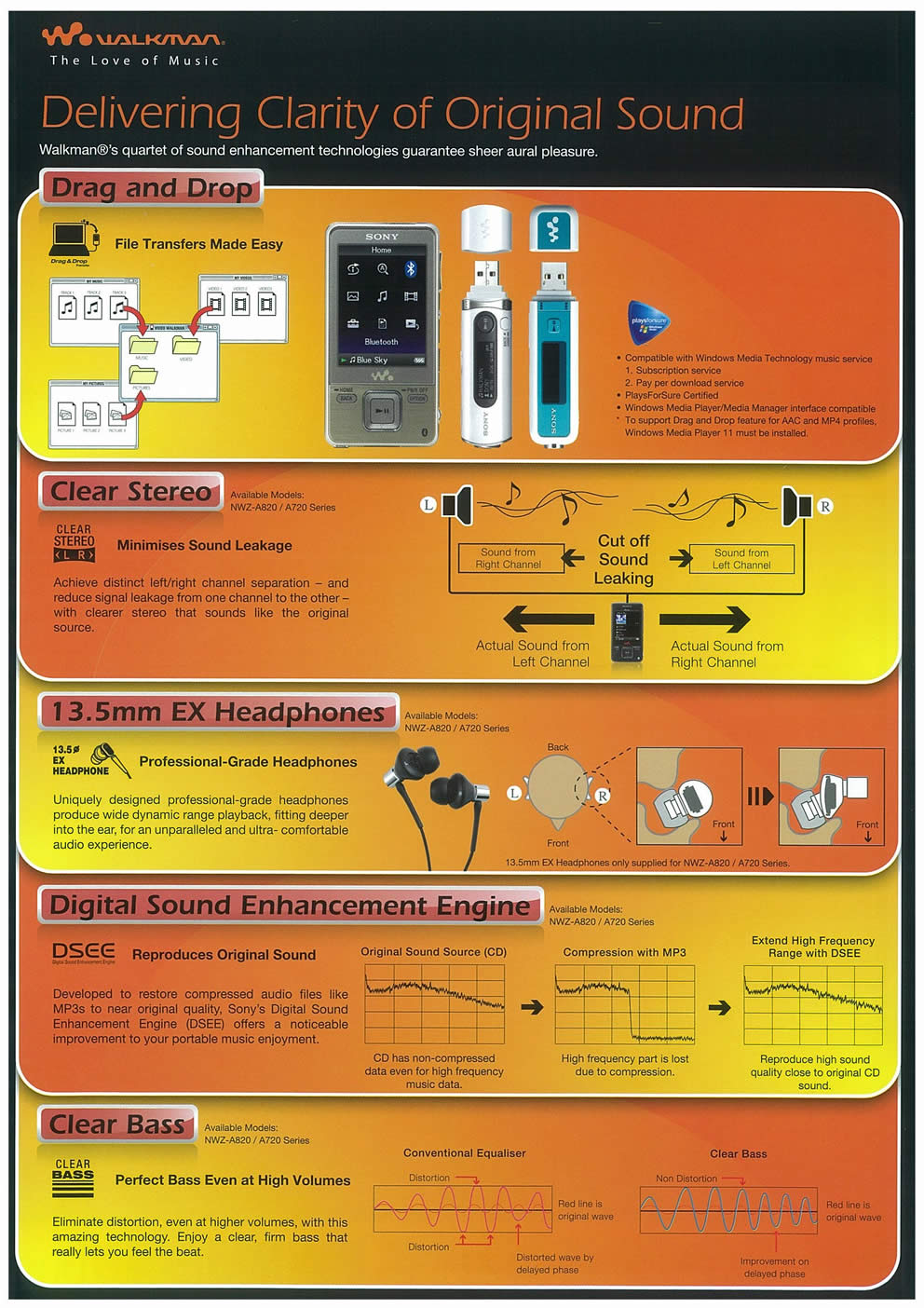 Comex 2008 price list image brochure of Sony Walkman Page 3