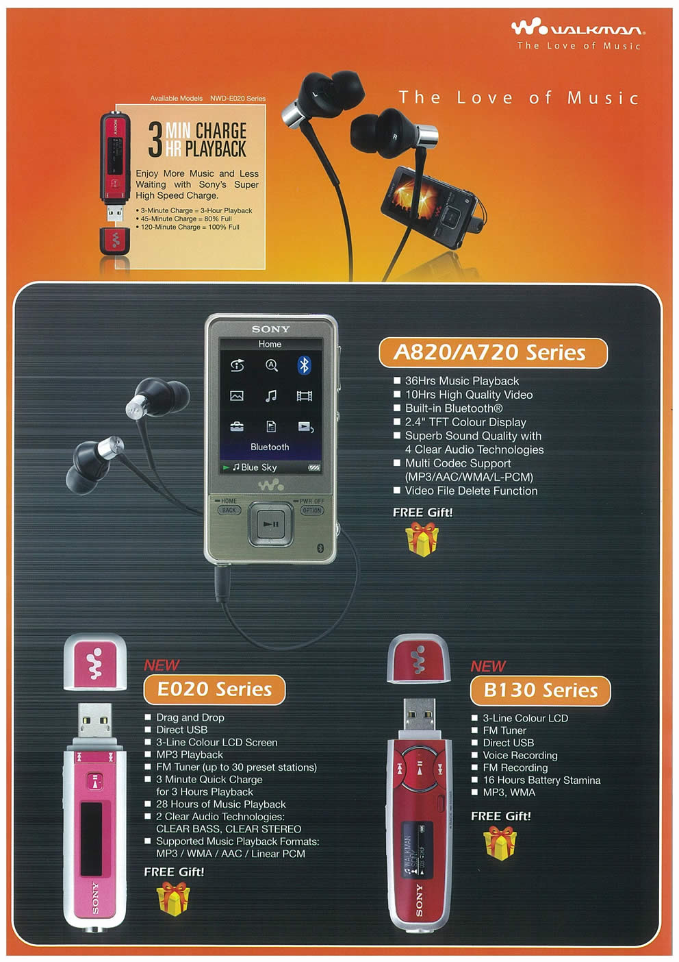 Comex 2008 price list image brochure of Sony Walkman Page 5