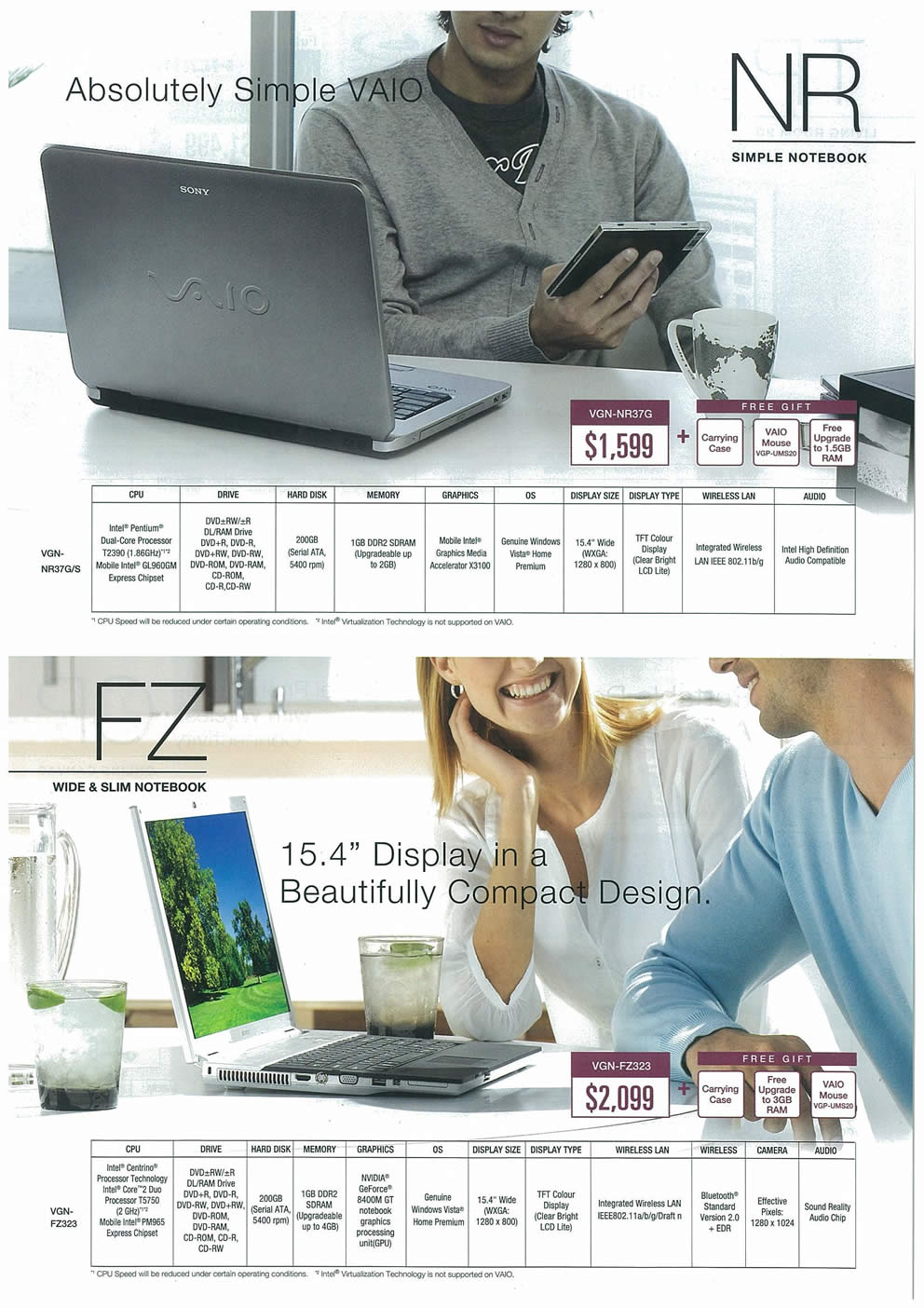 Comex 2008 price list image brochure of Sony VAIO Page 5