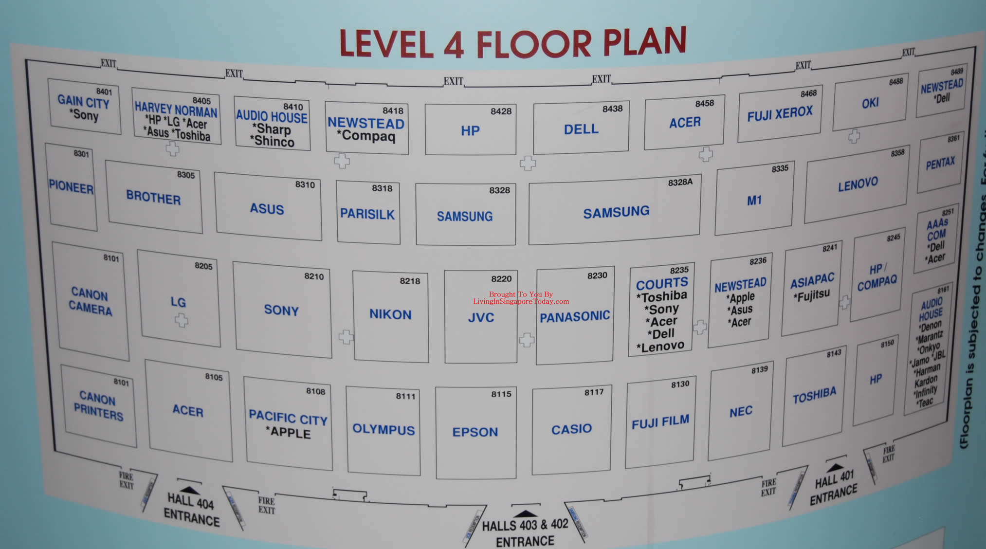 Comex 2008 price list image brochure of Tanggang Comex 4th Floor