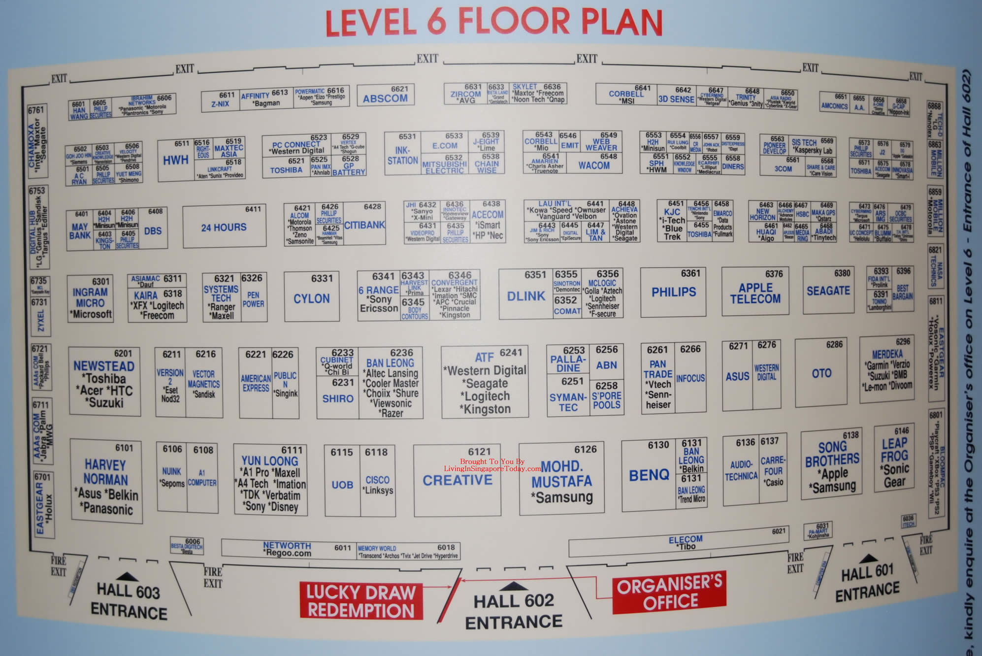 Comex 2008 price list image brochure of Tanggang Comex 6th Floor