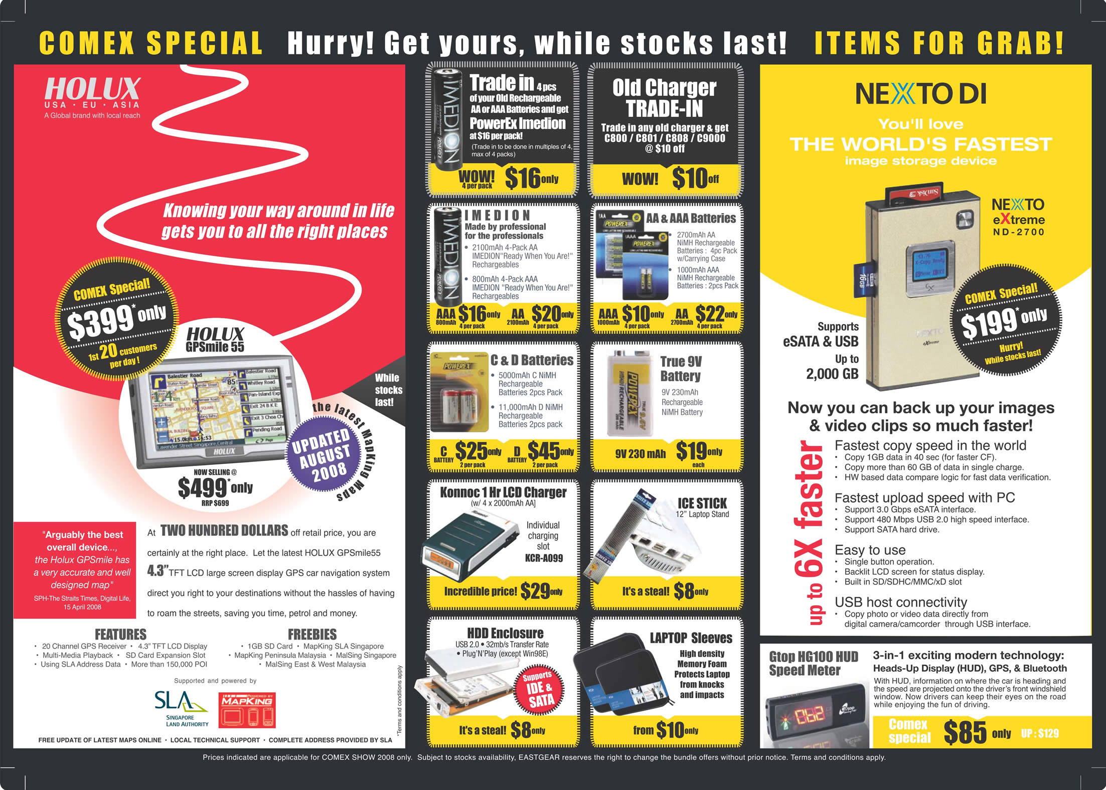 Comex 2008 price list image brochure of Eastgear Holux Nexto Di Comex.pdf 02