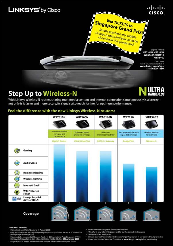 Comex 2008 price list image brochure of Linksys Wireless N 2MarineX 