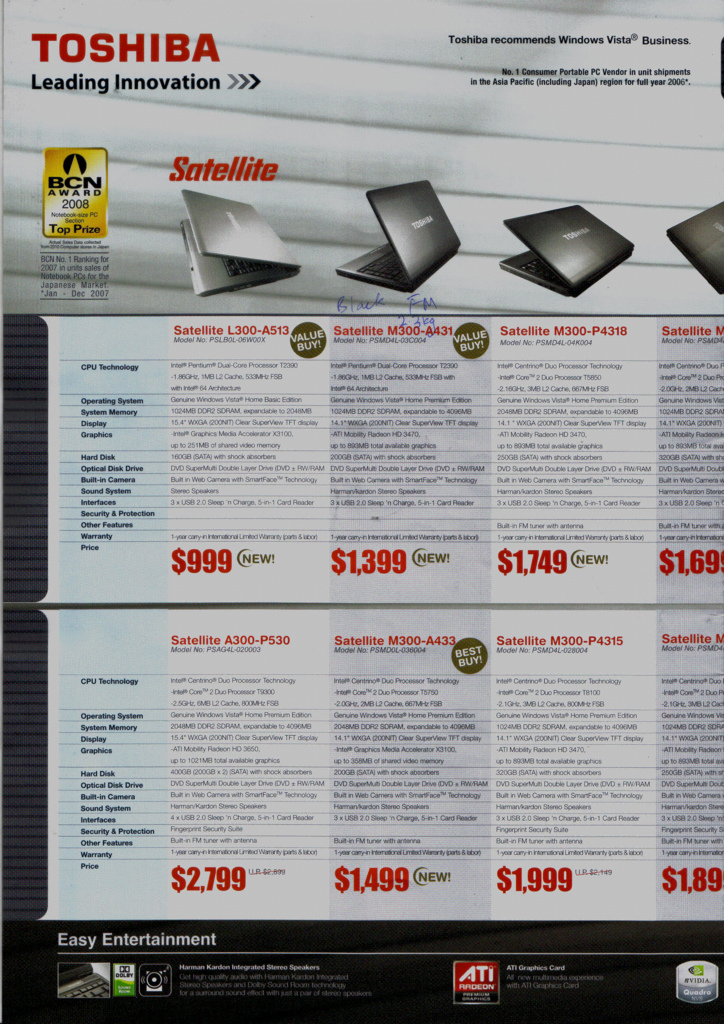 Comex 2008 price list image brochure of Toshiba Notebooks Maayub15toshiba 7d51d548f3 B