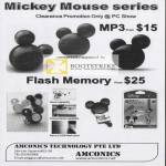 Mickey Mouse MP3 Flash Memory Players