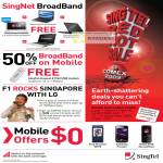 Singnet Broadband BBOM Mobile Offers