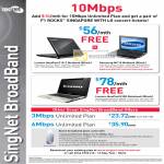 Singnet Broadband Lenovo IdeaPad S10 Samsung NC10 Netbook U310