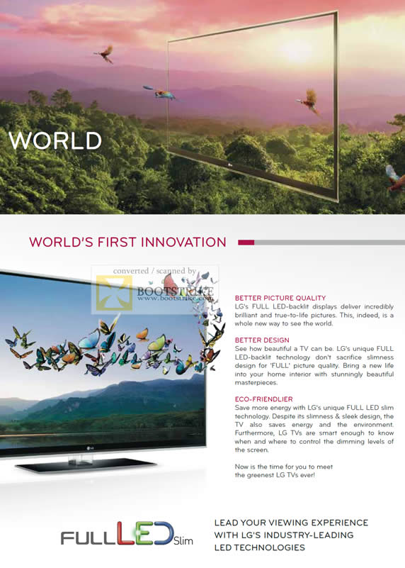 Comex 2010 price list image brochure of LG Full LED Backlit Slim Technology