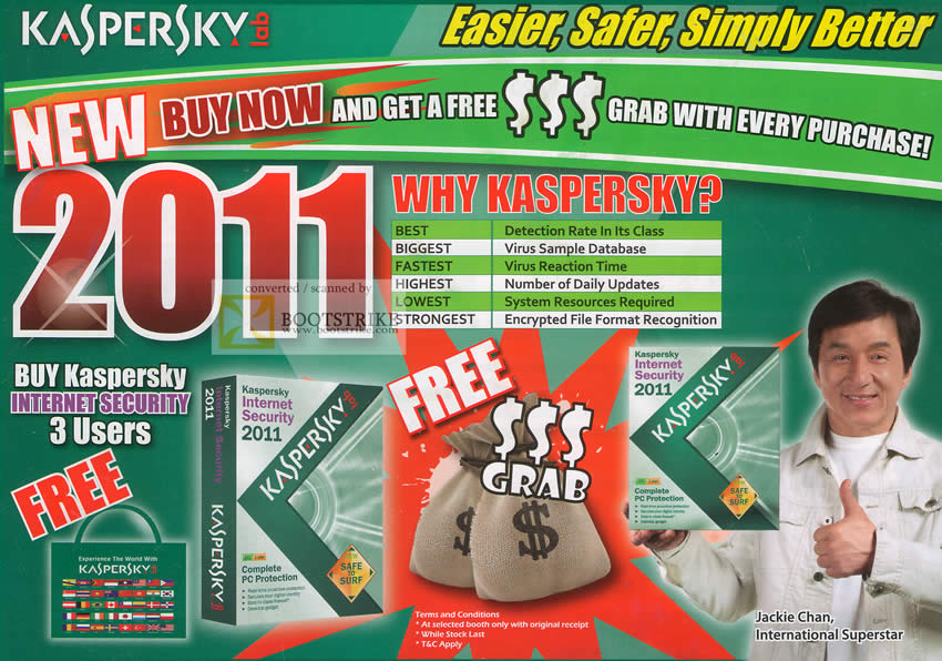 Comex 2010 price list image brochure of Techlane Kaspersky Internet Security 2011 Why