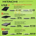 Hitachi External Storage USB 3 X SimpleTough XL