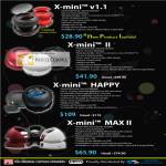 X Mini V1 1 II Happy MAX II Speakers