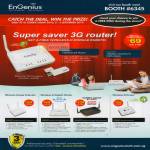 3G Router ESR 6650 EUB 9703 Wireless Range Extender Gigabit Stream Engine