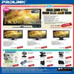 Fida Intl Prolink LCD TV Monitor PRO2215TW PRO2212W PRO1912W PRO160W Webcam Night Vision Auto Focus