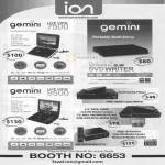 Gemini Portable DVD Player 7500 Multi Drive External DVD Writer 9500 Media Player