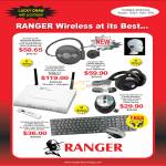 System Tech Ranger Wireless Headphone Symphony 380 Bluetooth 988 Router Adapter Laser Mouse Keyboard