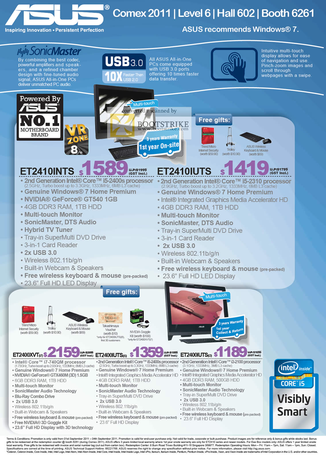 COMEX 2011 price list image brochure of ASUS Desktop PC AIO ET2410INTS ET2410IUTS ET2400XVT ET2400IUTS