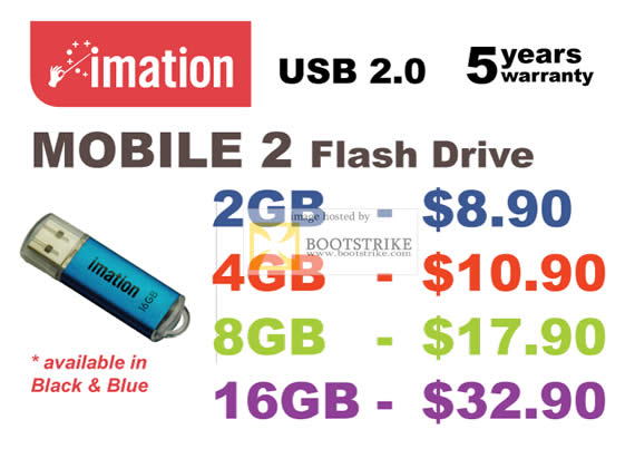 COMEX 2011 price list image brochure of Convergent Imation Mobile 2 Flash Drive