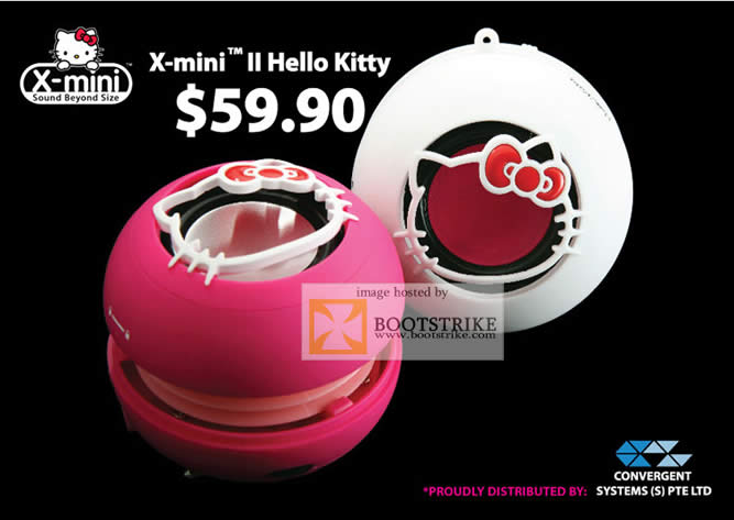 COMEX 2011 price list image brochure of Convergent X-Mini II Hello Kitty