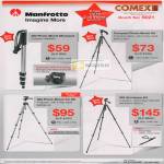 Manfrotto 394 Photo Movie Monopod MM394 MKC3-H01 394 MK394-H MK293A3-A3RC1 293 Aluminum Kit