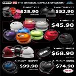 X-Mini Capsule Speakers V1.1 Max II MAX II Happy Rave