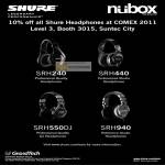 GrandTech Shure Headphones Headset SRH240 SRH440 SRH550DJ SRH940