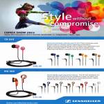 Sennheiser Earphones CX 215 MX 365