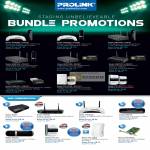 Prolink Bundle Promotions Router HSPA USB HSDPA Modem ADSL2 USB Powerline AV PCI LAN