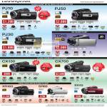 Video Camcorders Handycam HDR PJ10 PJ50 PJ30 TD10 CX130 CX700 XR160 SR68 SX45