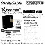 Xtreamer Media Player Streamer Specifications NVidia 3DTV Play