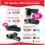 Systems Tech Ranger Camcorder DV Genius 1000 3000 4600 600X HD DVGenius