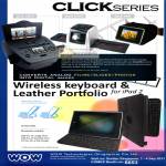 Wow Click Series C979 S170 A90 Film Scanner Photograph Bluetooth Wireless Keyboard Leather Portfolio IPad 2