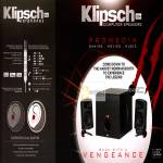 Klipsch Promedia Vengeance Speakers, Earphone Features