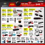 Accessories Bluetooth Keyboard, Headphones, Mouse, Headset, Laser Presenter, Speakers, USB Hub, Webcam, Card Reader