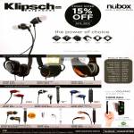 Nubox Klipsch Earphones Image One S3 S4 S4i Rugged X7i X10i, Reference One S4 S4i, Mode M40