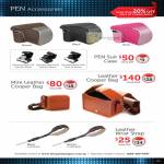 Digital Camera Pen Accessories Pen Suit Case, Leather Cooper Bag, Leather Wrtist Strap