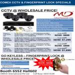 Microdigital MD CCTV Dome Cameras Security, Network DVR, Fingerprint Lock