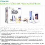 Free Xbox 360 Kinect Star Wars Bundle Specifications