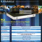 Uraku R2 HD Internet Movie Streaming Player Specifications